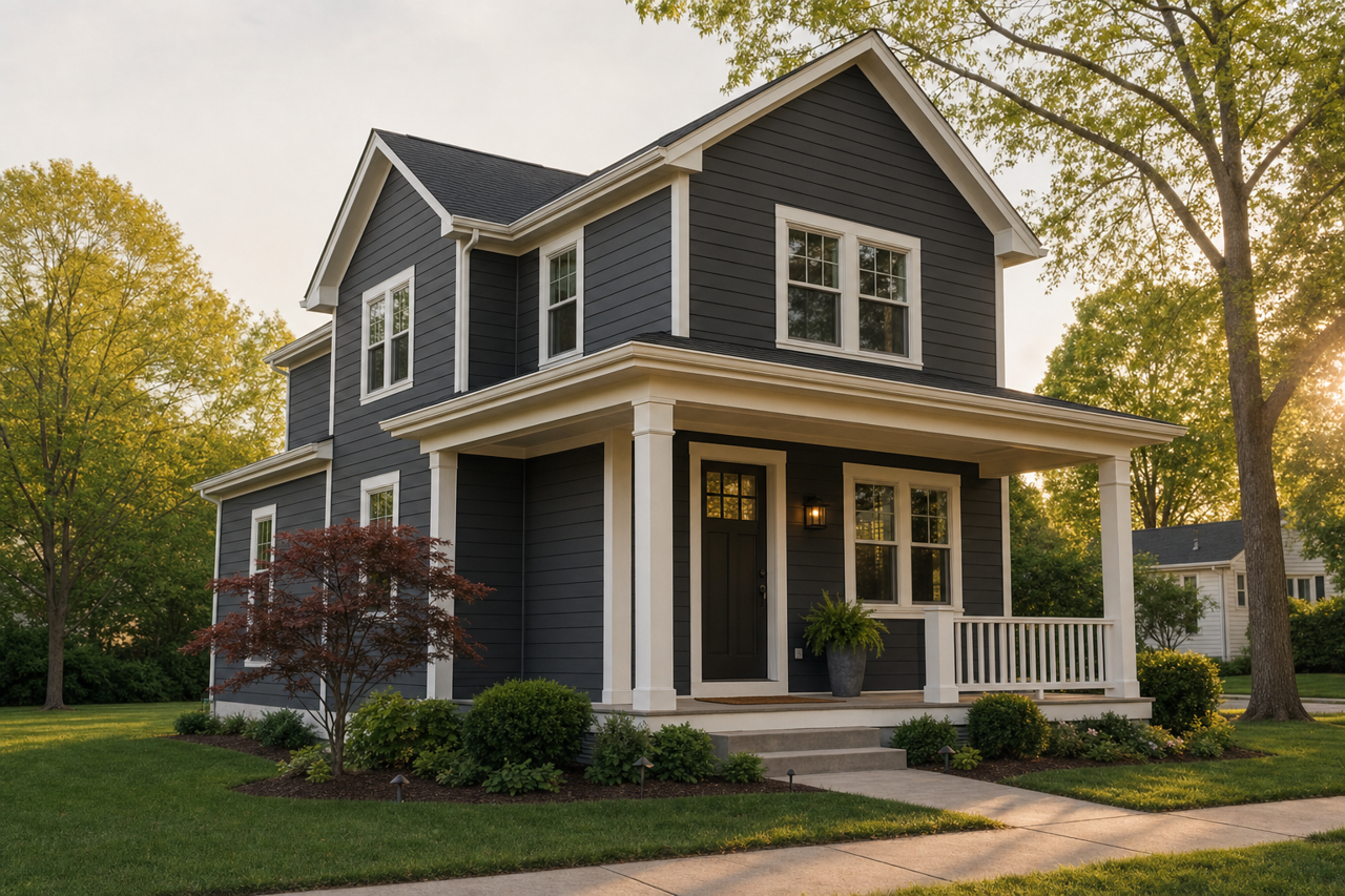 Universal by Benjamin Moore on exterior