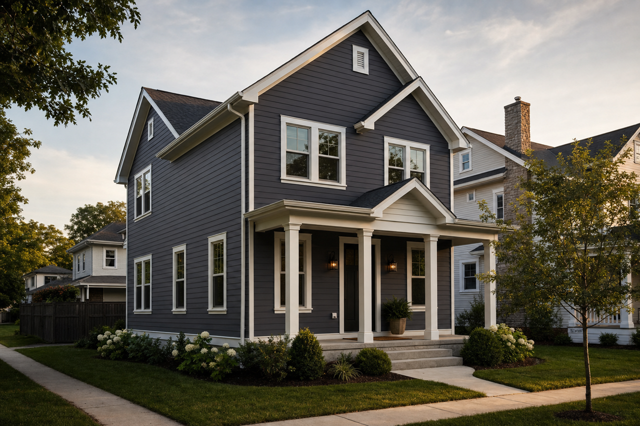 Toucan by Benjamin Moore on exterior