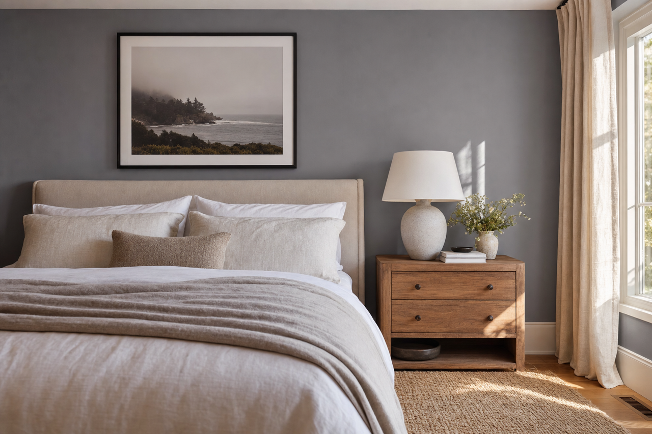 Sea by Benjamin Moore on interiors