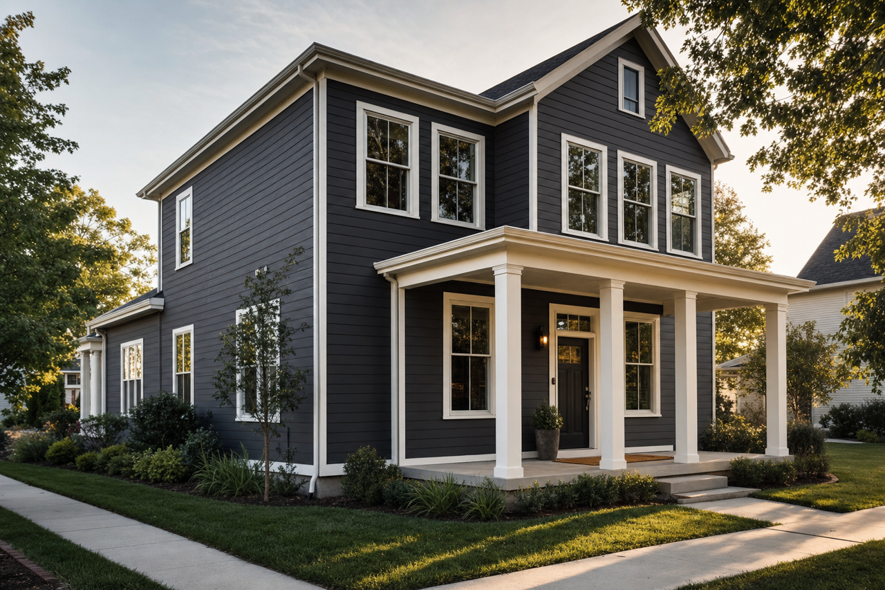 Space by Benjamin Moore on exterior