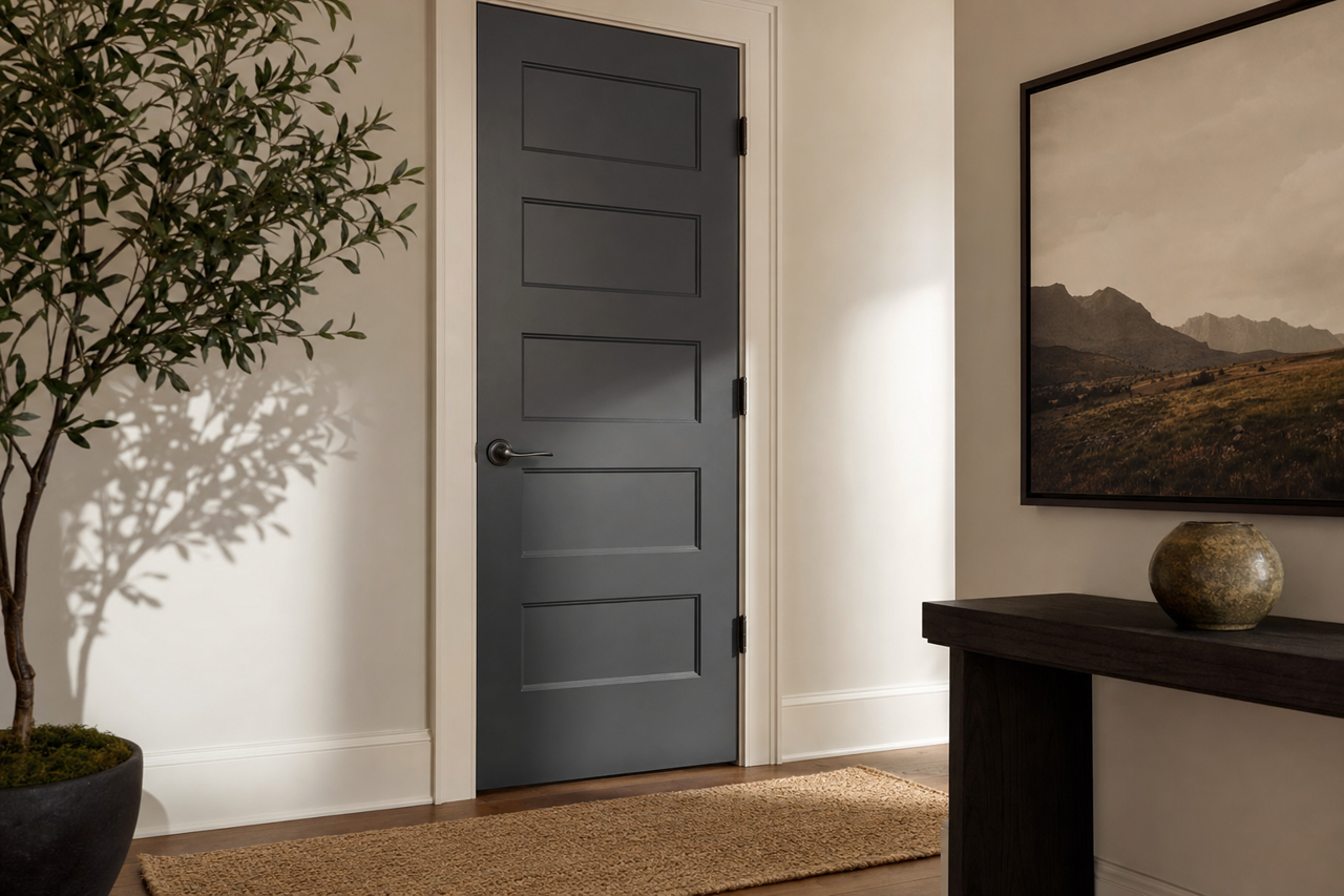 Baby by Benjamin Moore on interior-doors