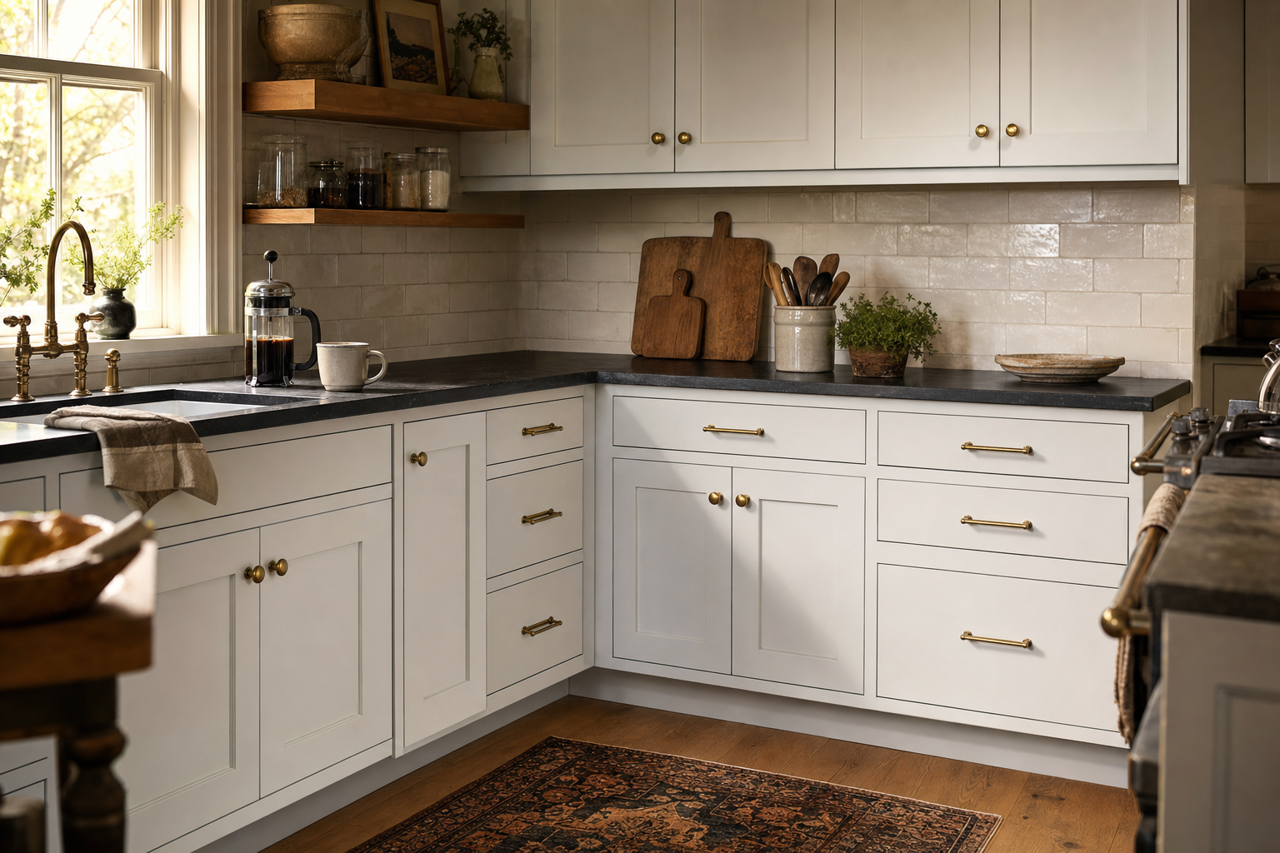 Full by Benjamin Moore on cabinets