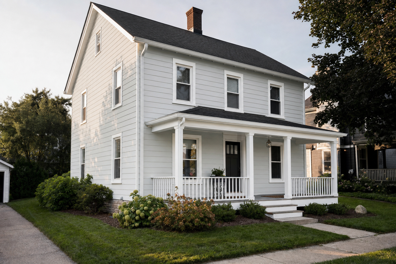 Full by Benjamin Moore on exterior