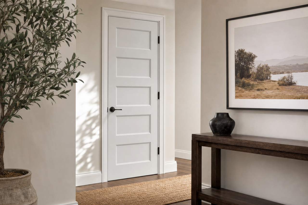 Full by Benjamin Moore on interior-doors