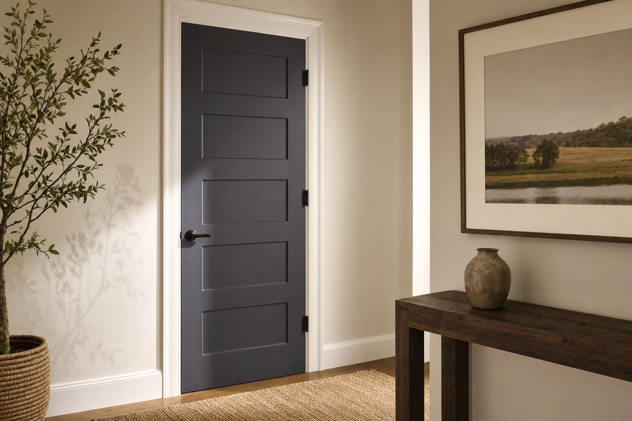 Witching by Benjamin Moore on interior-doors
