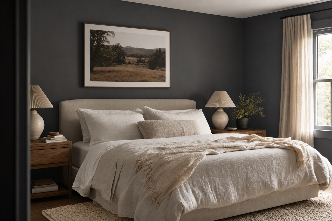 Witching by Benjamin Moore on interiors