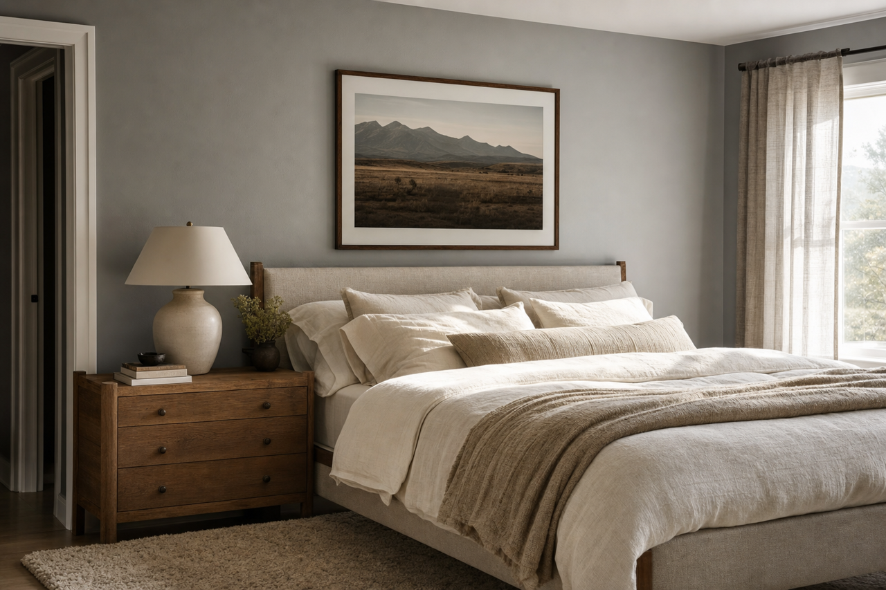 Pewter by Benjamin Moore on interiors