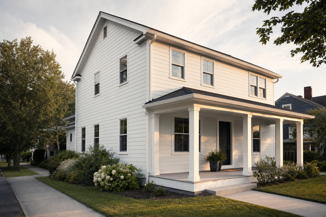 Iced by Benjamin Moore on exterior