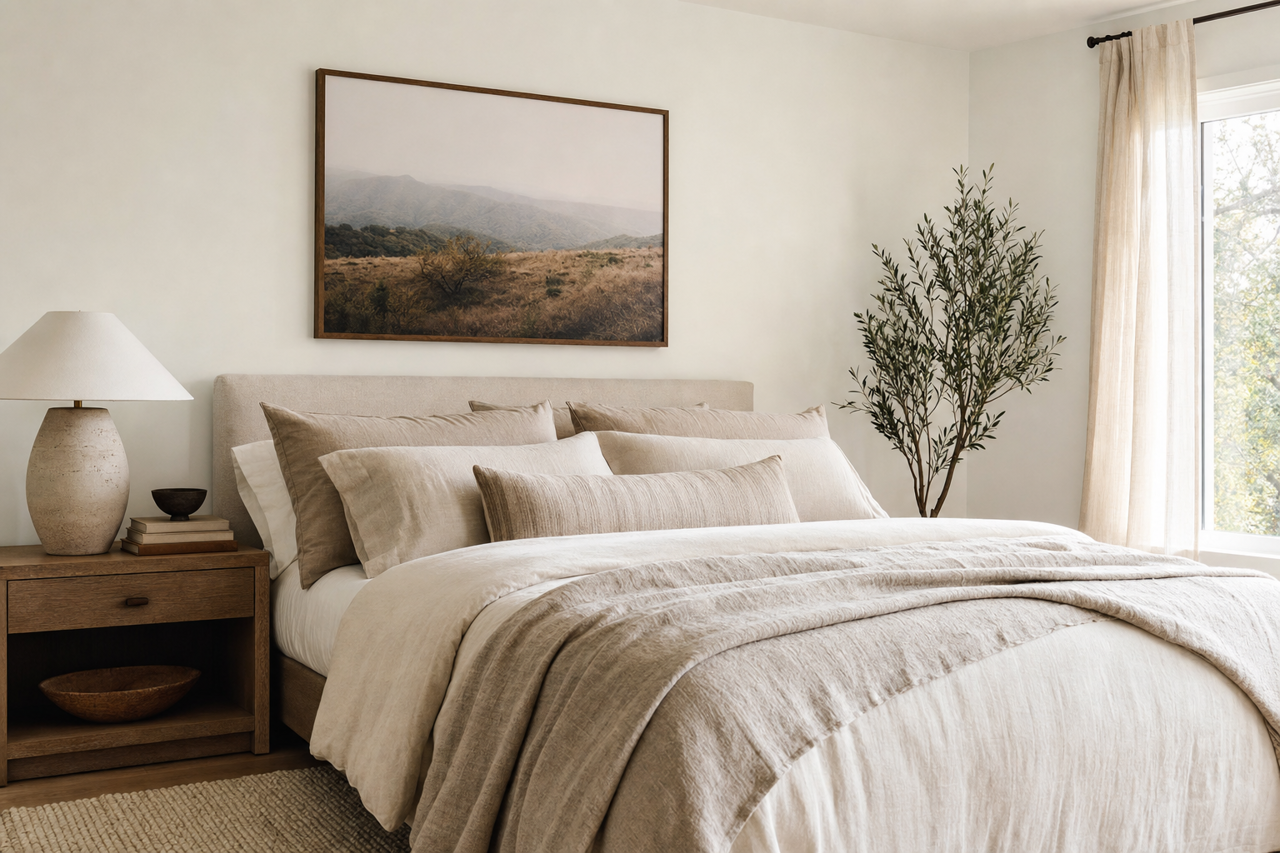 White by Benjamin Moore on interiors