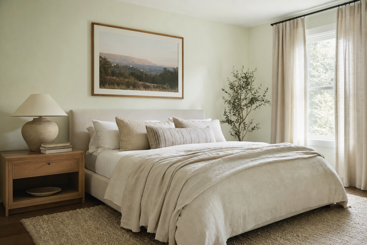 Chantilly by Benjamin Moore on interiors
