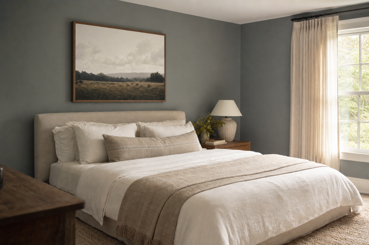Steep by Benjamin Moore on interiors