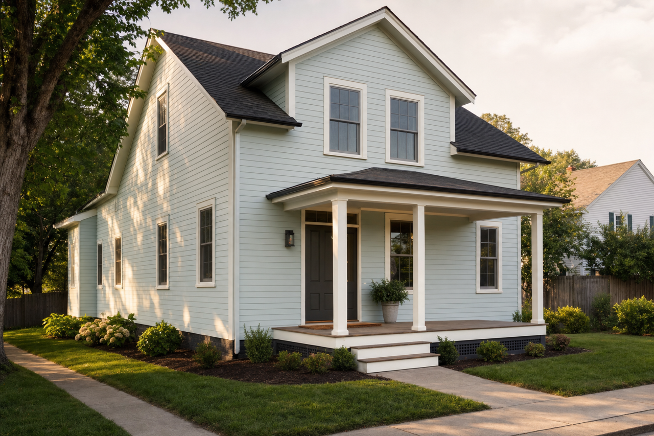 Iceberg by Benjamin Moore on exterior