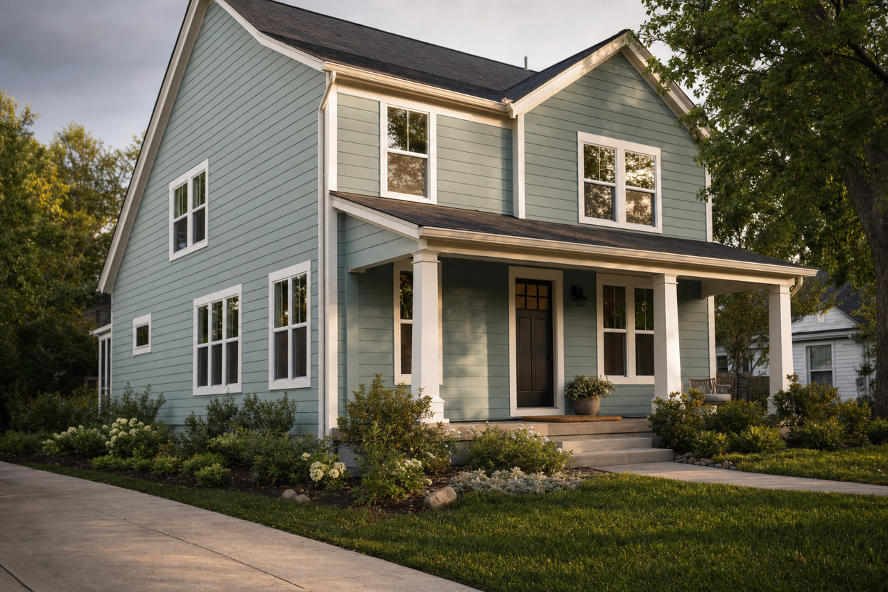 Sea by Benjamin Moore on exterior