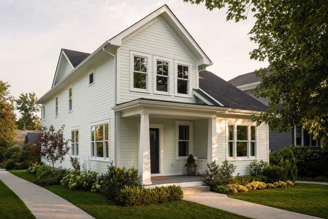 Ice by Benjamin Moore on exterior