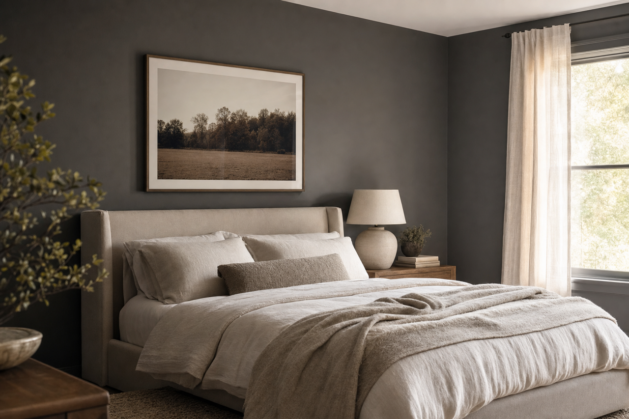 Wrought by Benjamin Moore on interiors