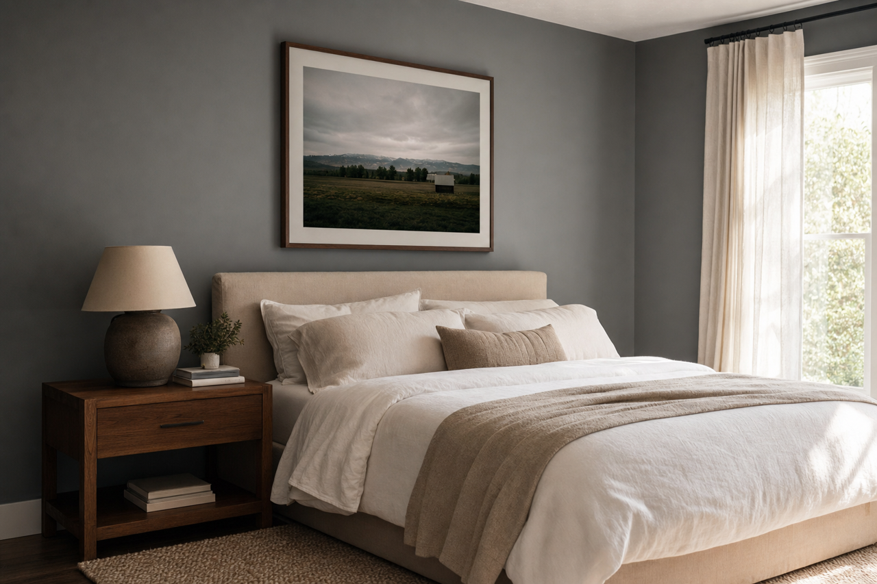 Trout by Benjamin Moore on interiors