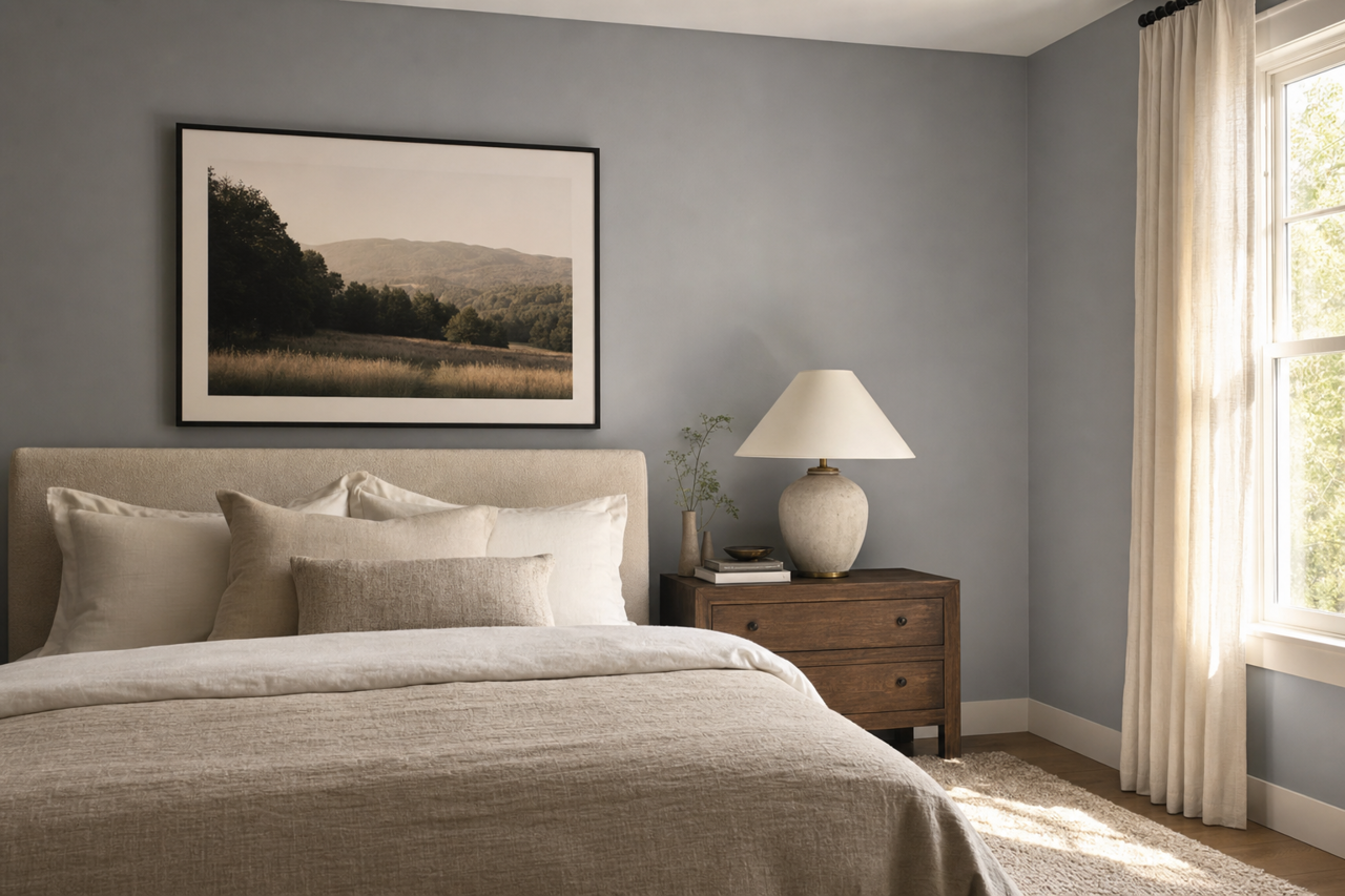 Deep by Benjamin Moore on interiors
