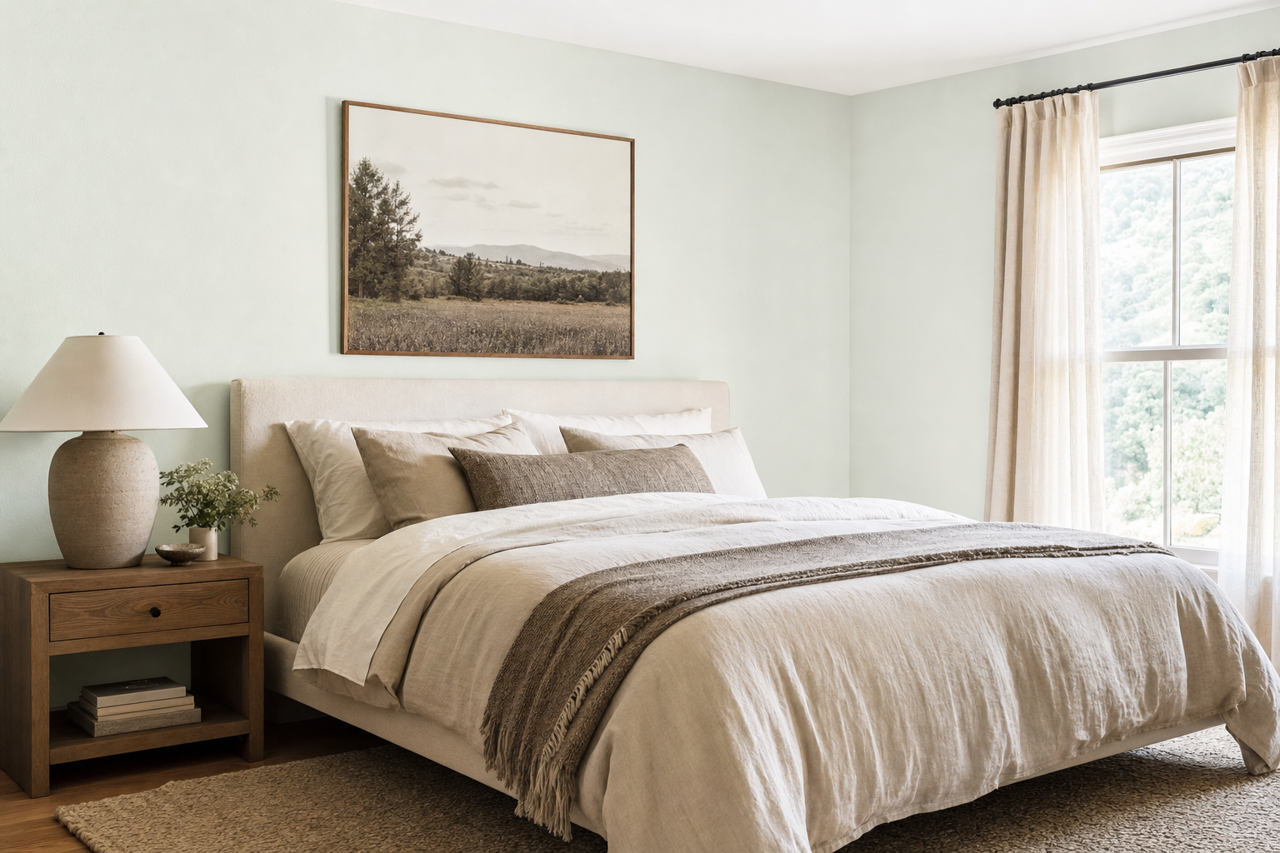 Distant by Benjamin Moore on interiors