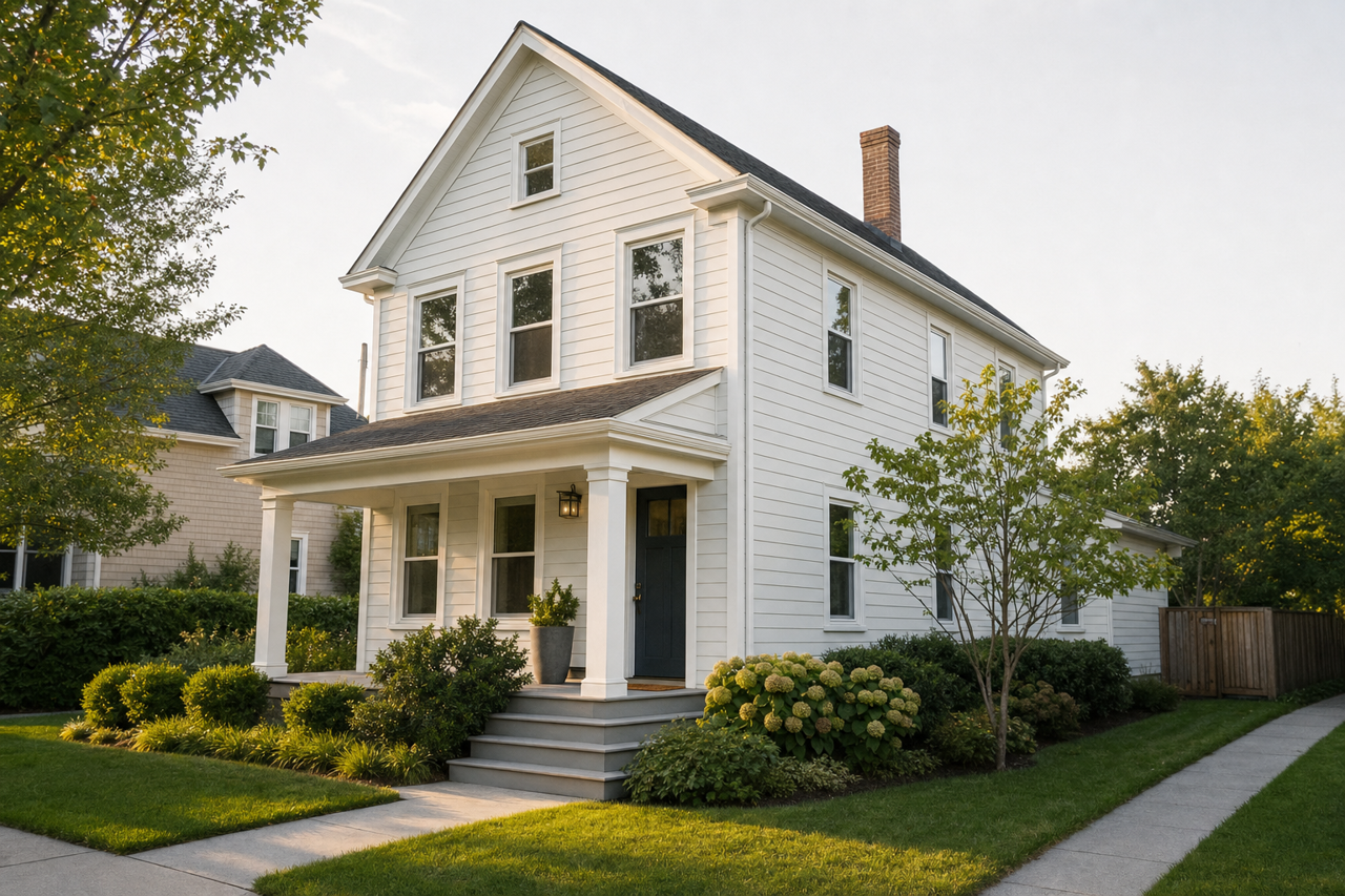 Wedding by Benjamin Moore on exterior
