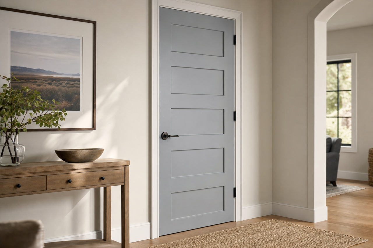 Sweatshirt by Benjamin Moore on interior-doors