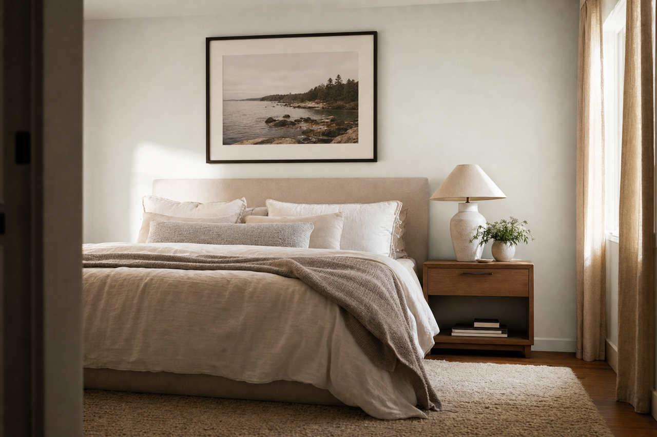 Chalk by Benjamin Moore on interiors