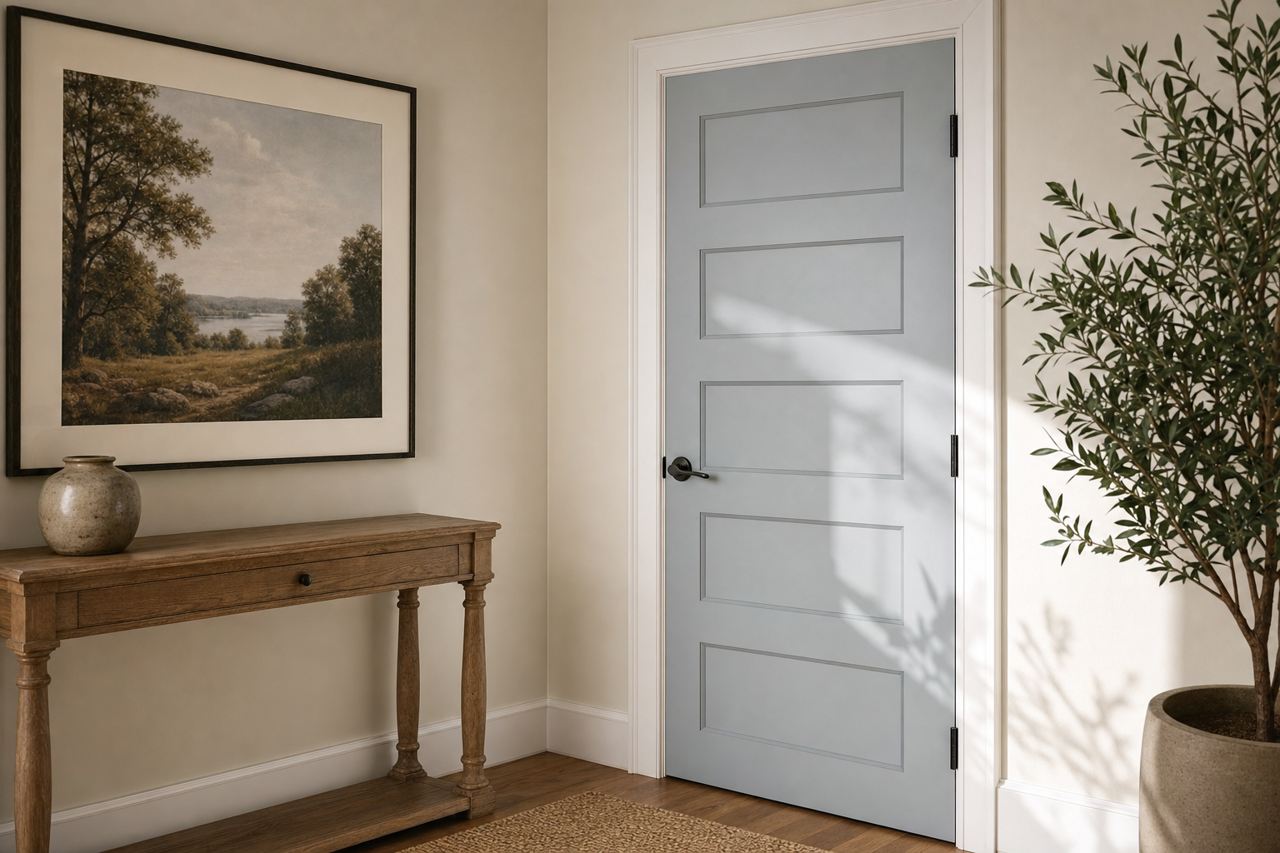 Pike's by Benjamin Moore on interior-doors