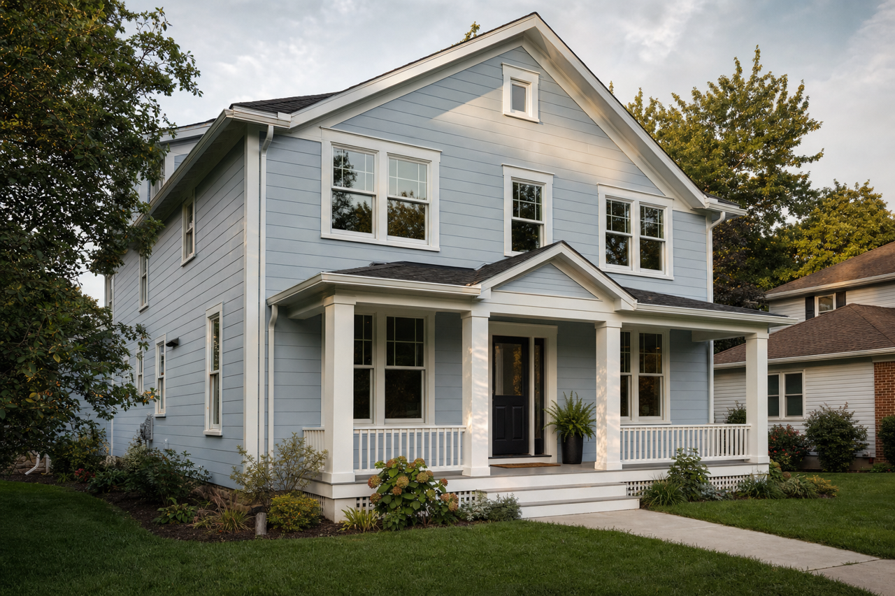 November by Benjamin Moore on exterior