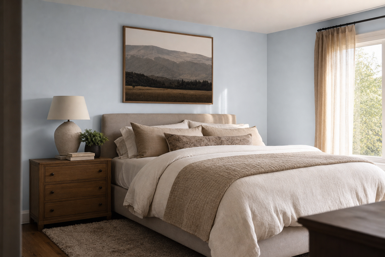 Beacon by Benjamin Moore on interiors