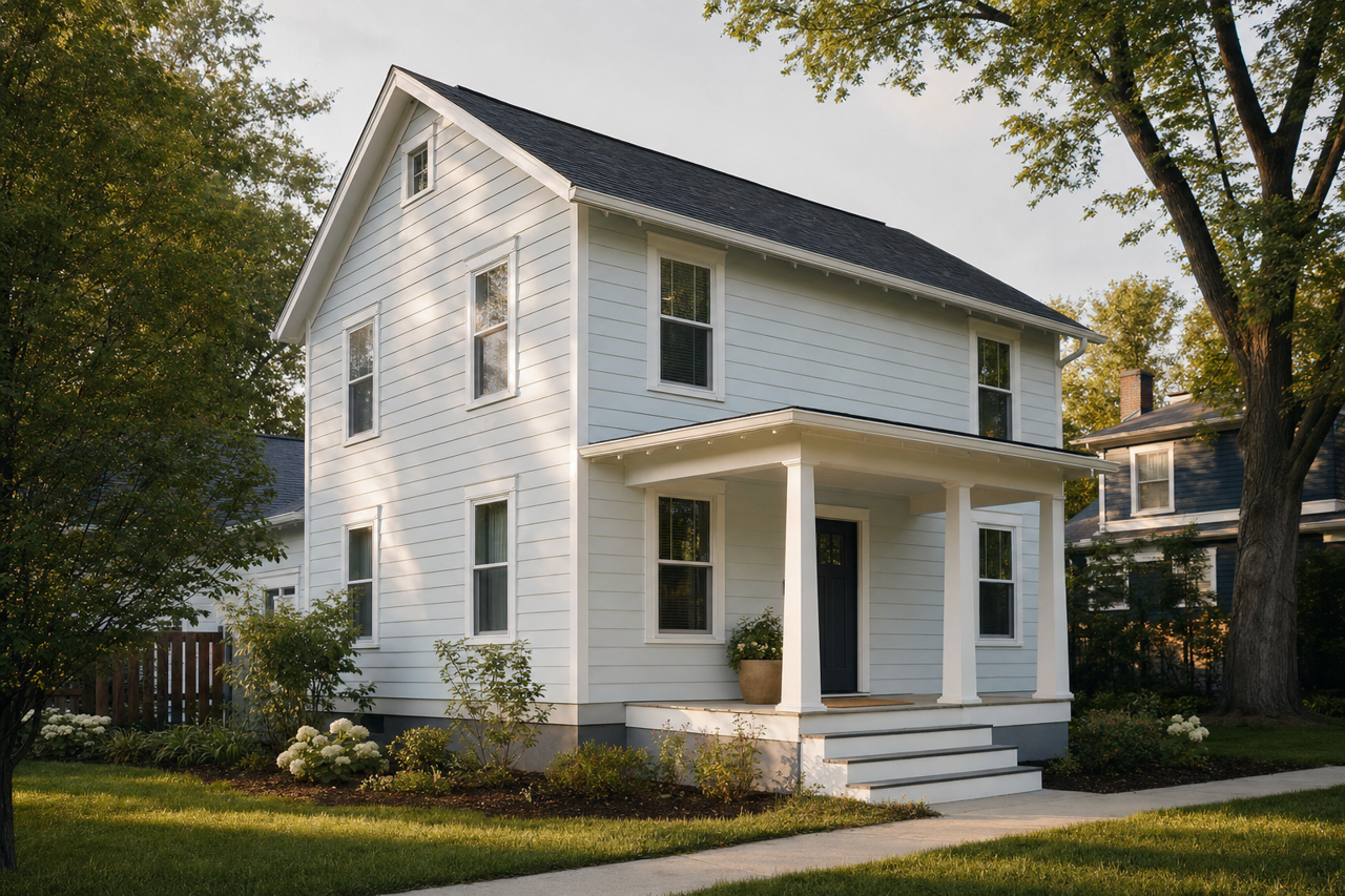 Lily by Benjamin Moore on exterior