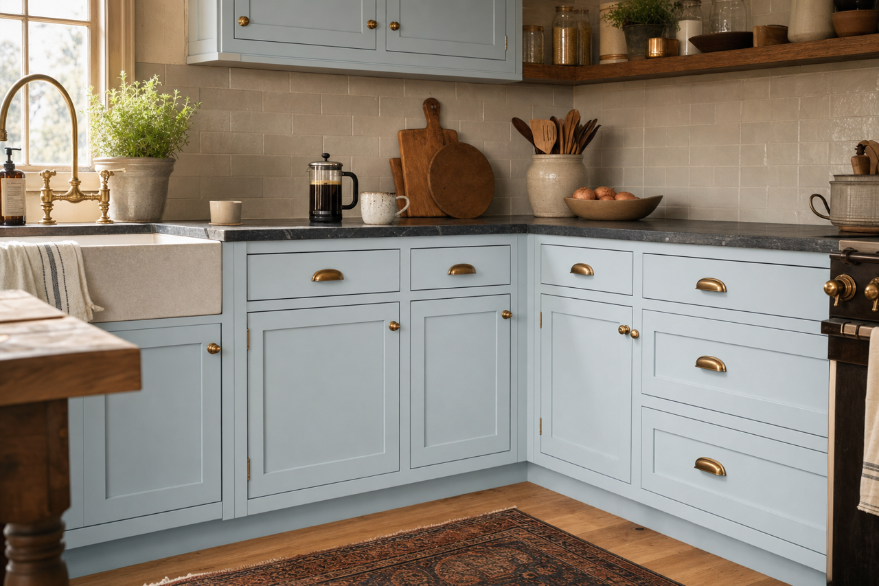 Mt. by Benjamin Moore on cabinets