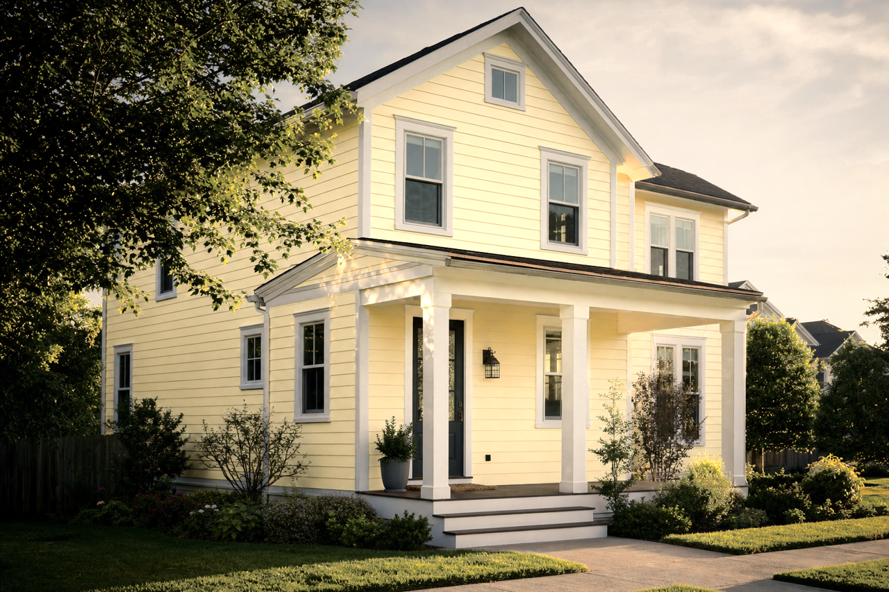 Harp Strings by Benjamin Moore on exterior