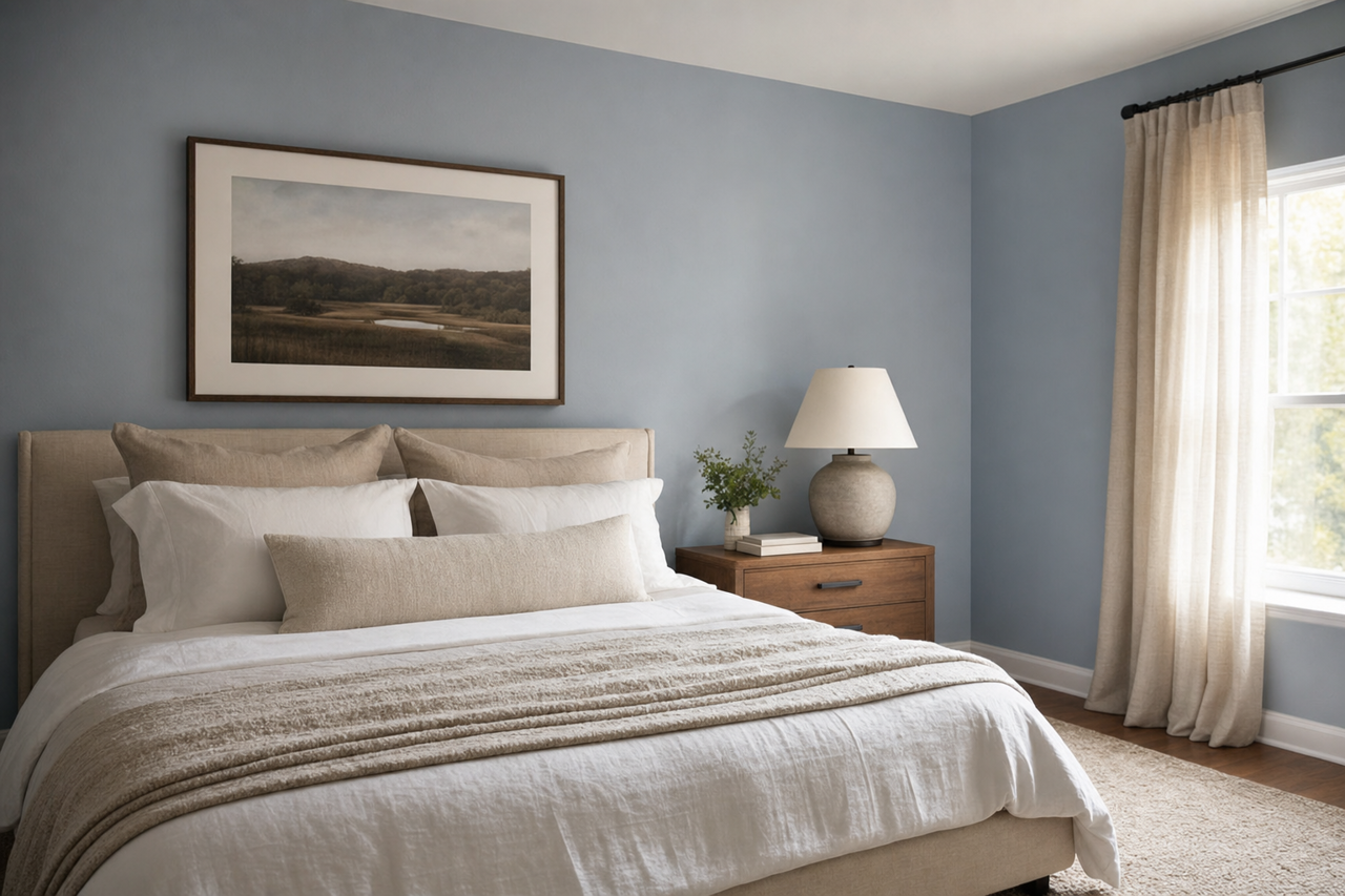 New by Benjamin Moore on interiors