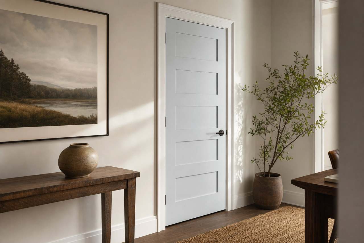 Seattle by Benjamin Moore on interior-doors