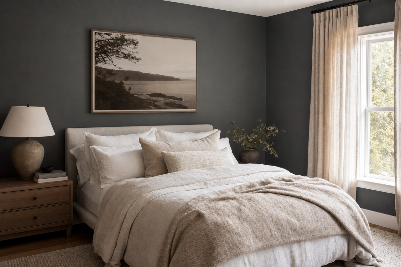 Lead by Benjamin Moore on interiors