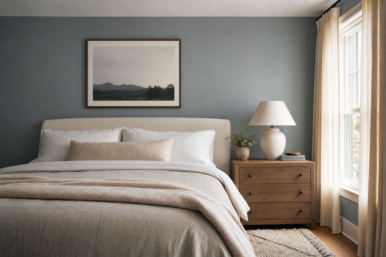 Smokestack by Benjamin Moore on interiors