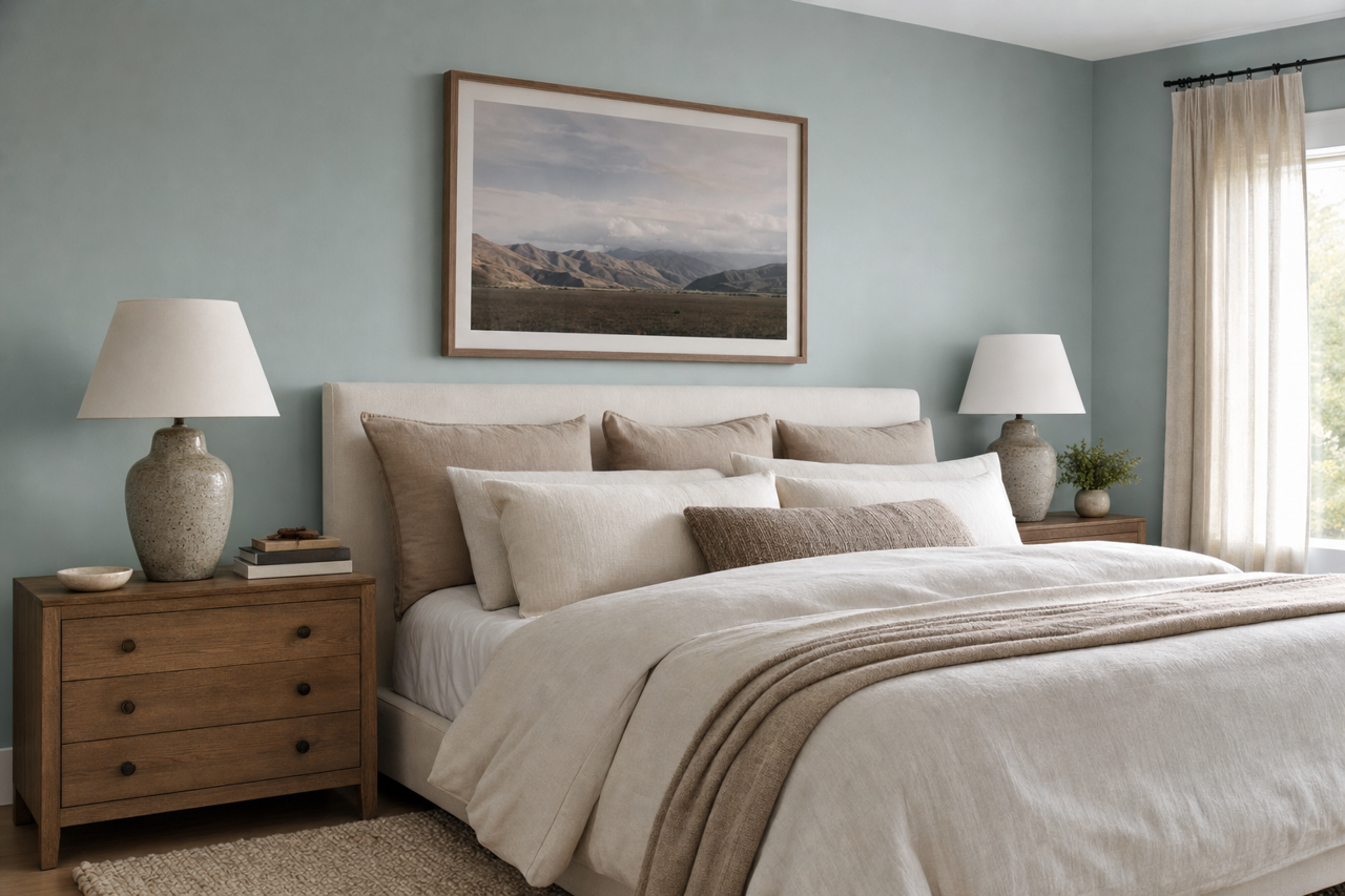 Nimbus by Benjamin Moore on interiors