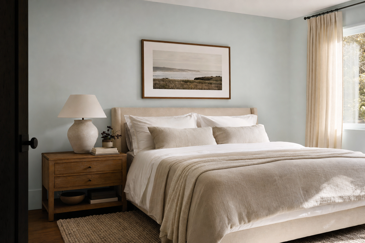 Gray by Benjamin Moore on interiors
