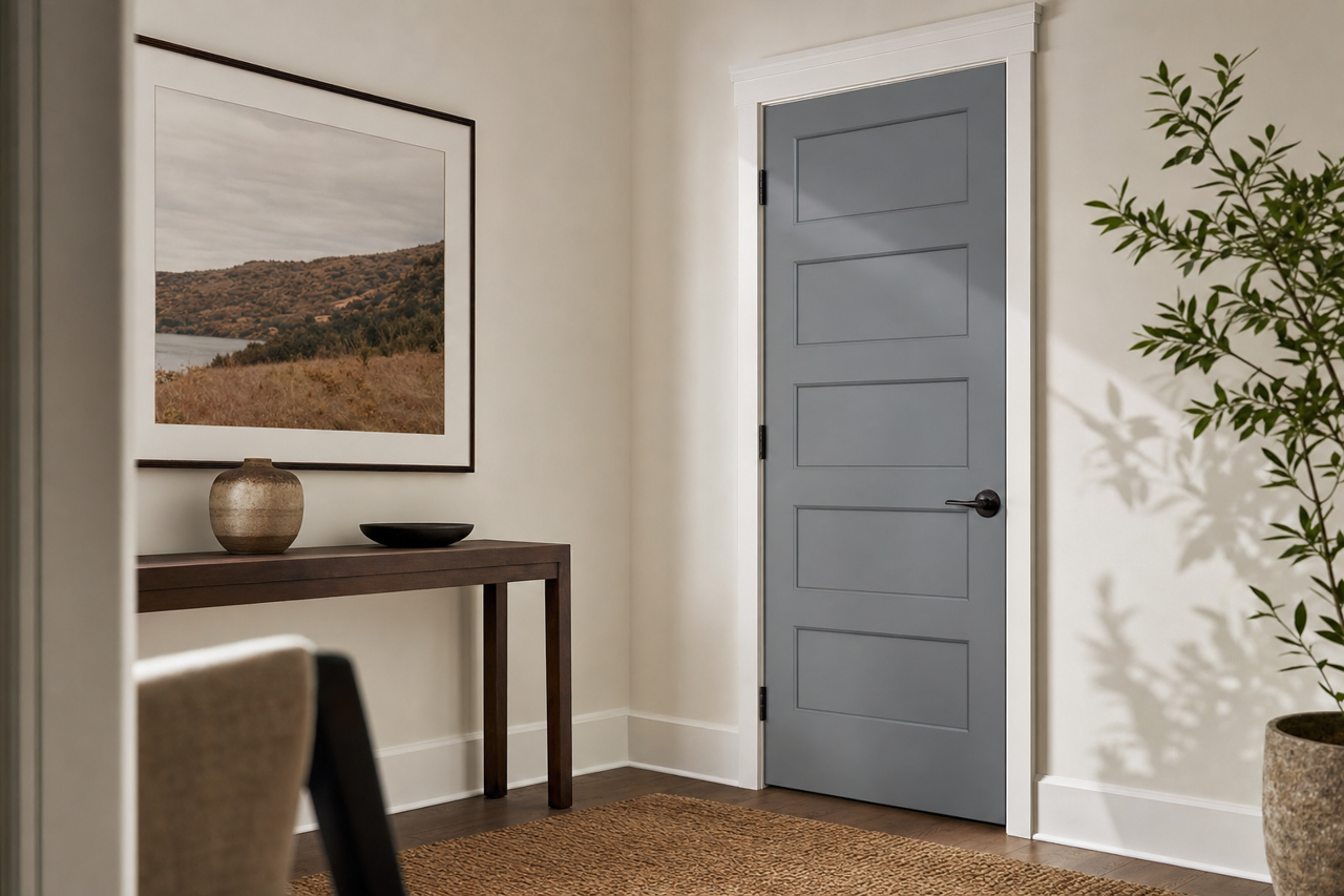 Eclipse by Benjamin Moore on interior-doors