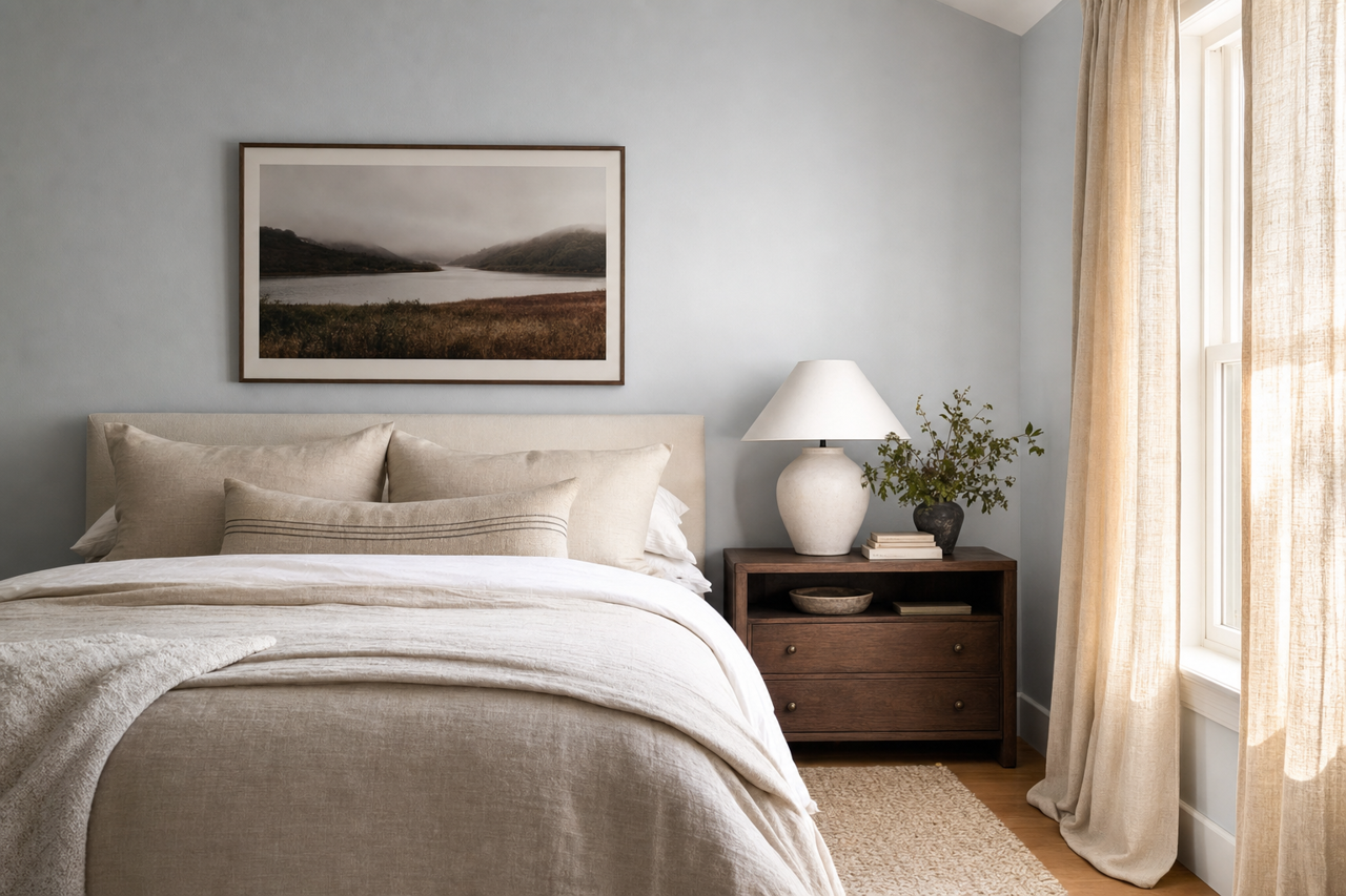 Metallic by Benjamin Moore on interiors