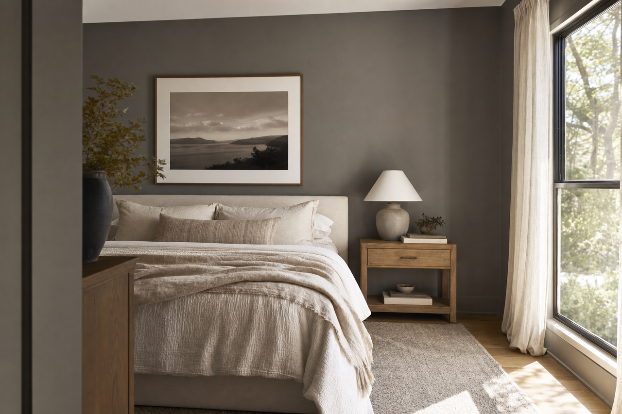 Iron by Benjamin Moore on interiors