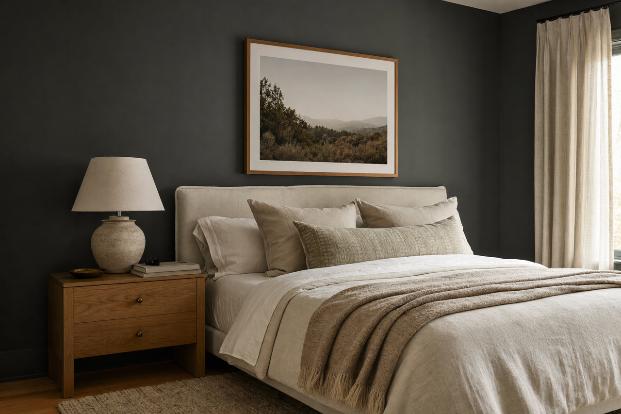 Stonecutter by Benjamin Moore on interiors