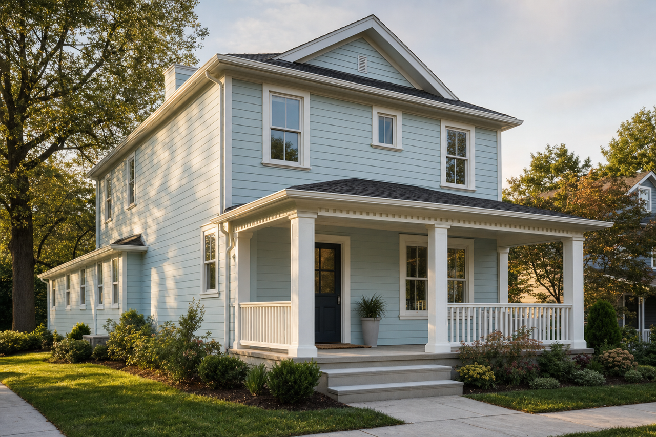 Summer by Benjamin Moore on exterior