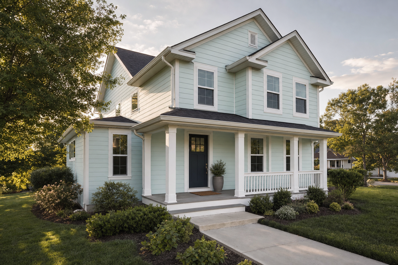 Patriotic by Benjamin Moore on exterior