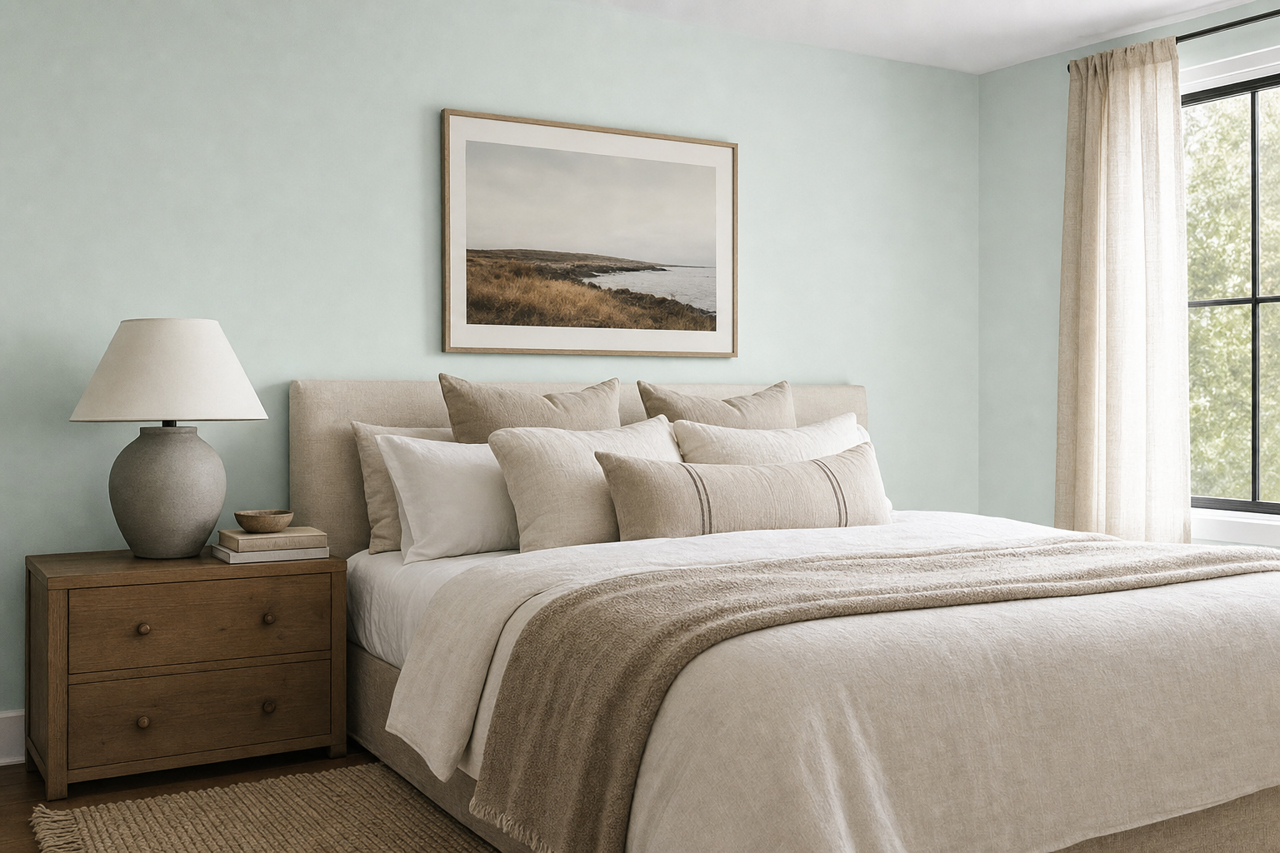 Patriotic by Benjamin Moore on interiors