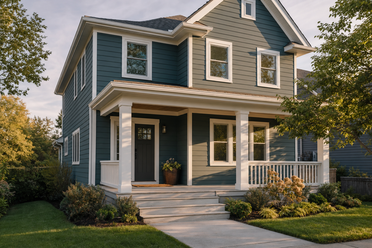 Amazon by Benjamin Moore on exterior