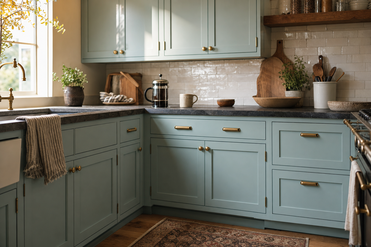 Colorado by Benjamin Moore on cabinets
