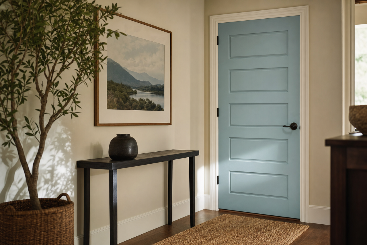 Colorado by Benjamin Moore on interior-doors