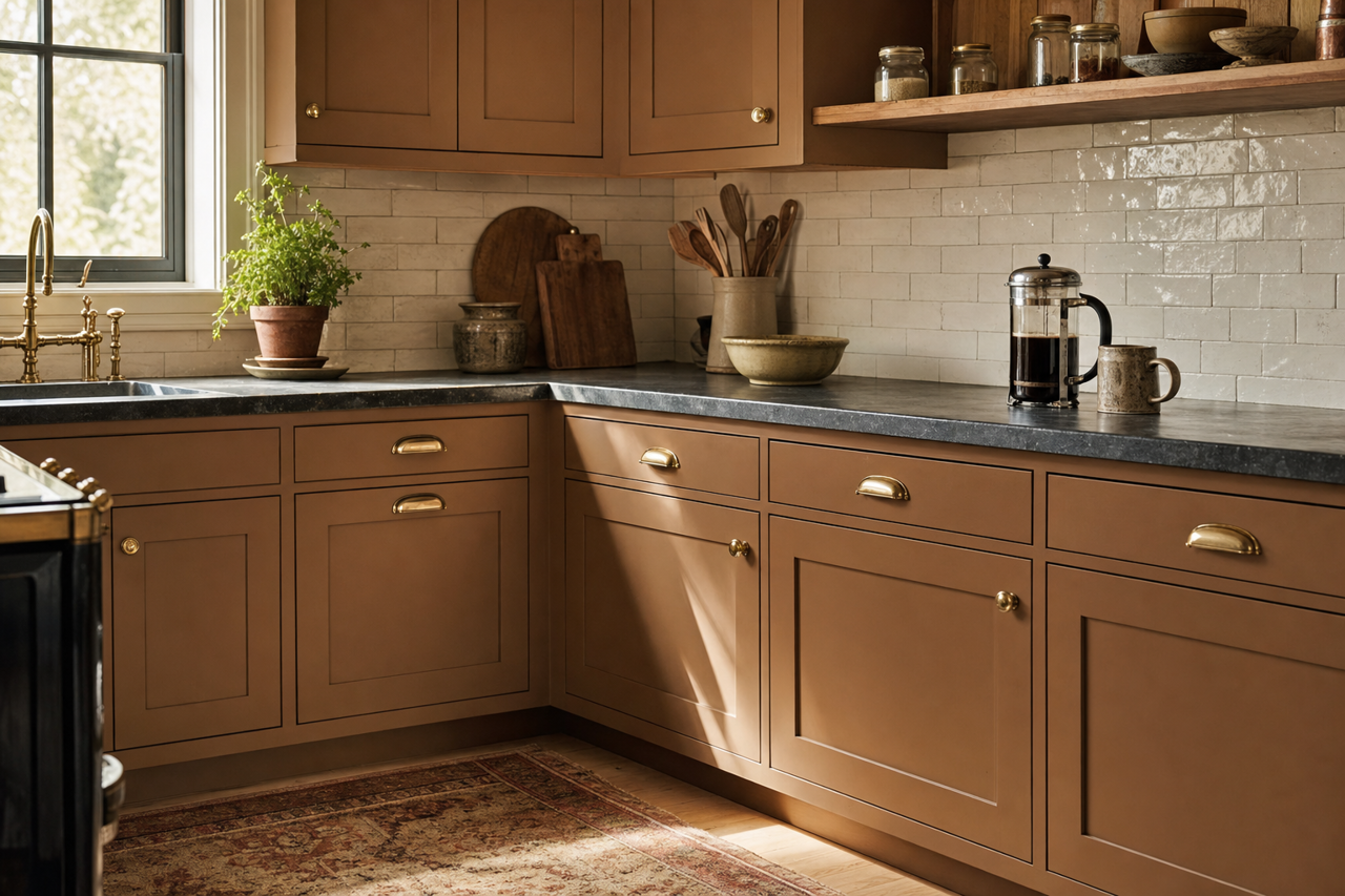 Char by Benjamin Moore on cabinets