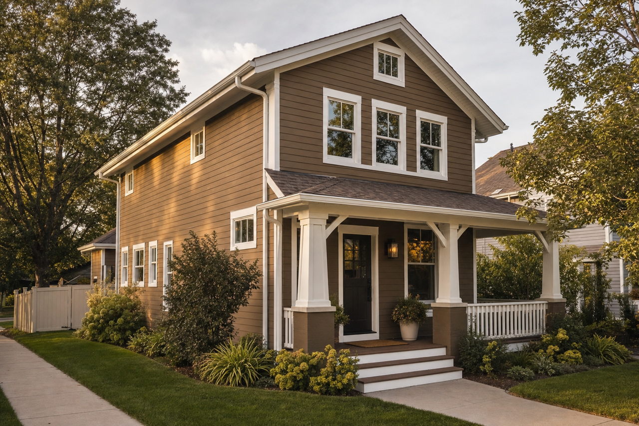 Char by Benjamin Moore on exterior