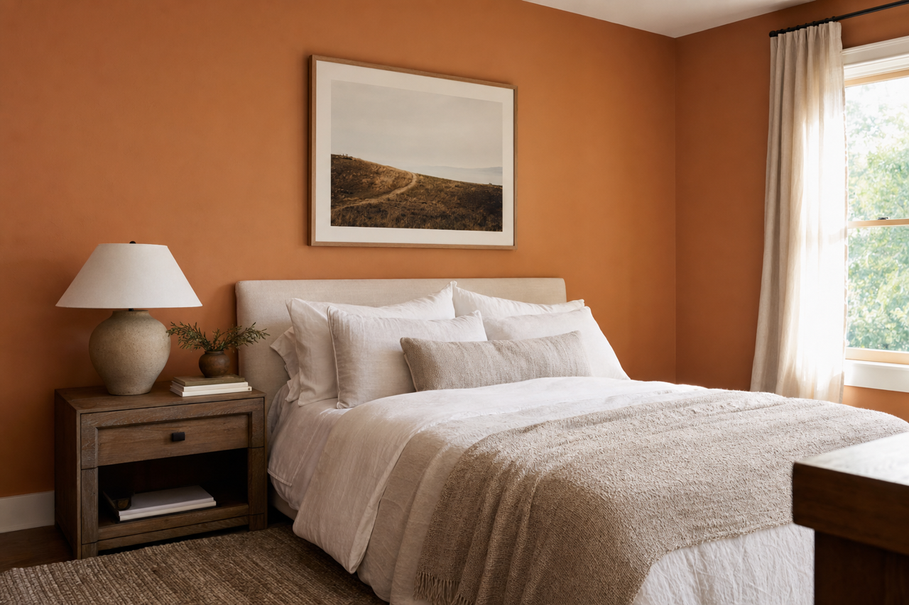 Char by Benjamin Moore on interiors